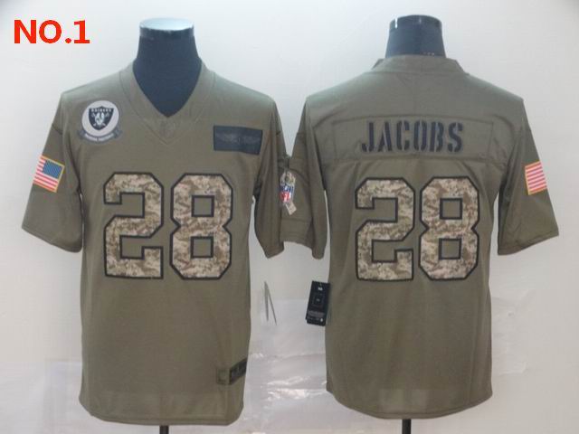 Men's Las Vegas Raiders #28 Josh Jacobs Jerseys-11